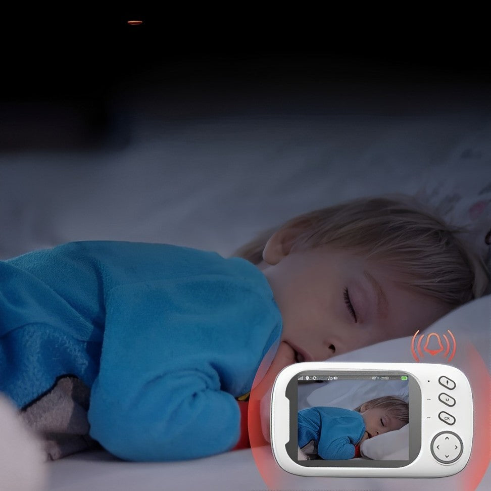 Video Baby Monitor Night Vision and Temperature Monitoring